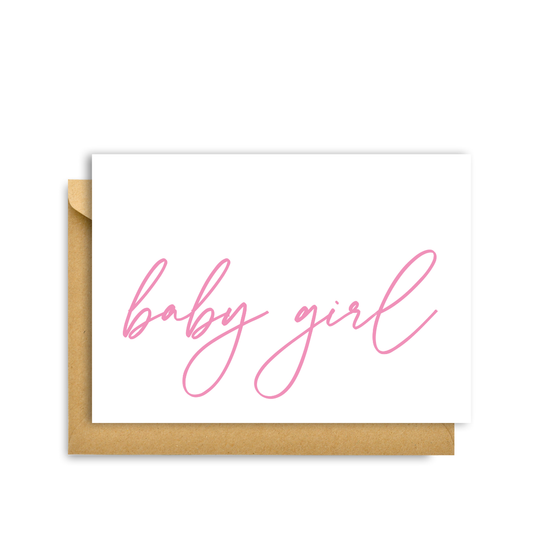 Baby Girl Card