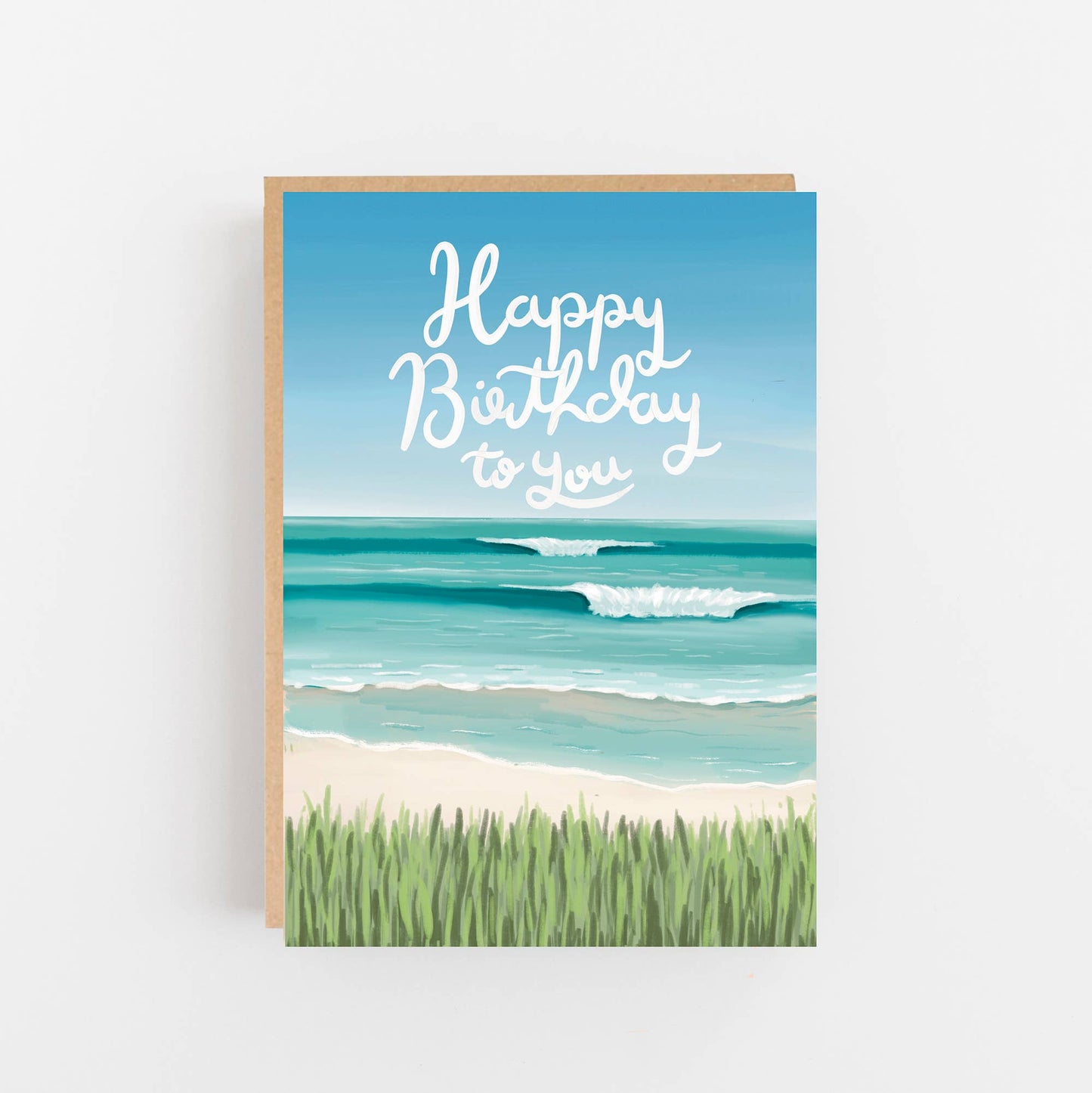 Coastal Happy Birthday Card