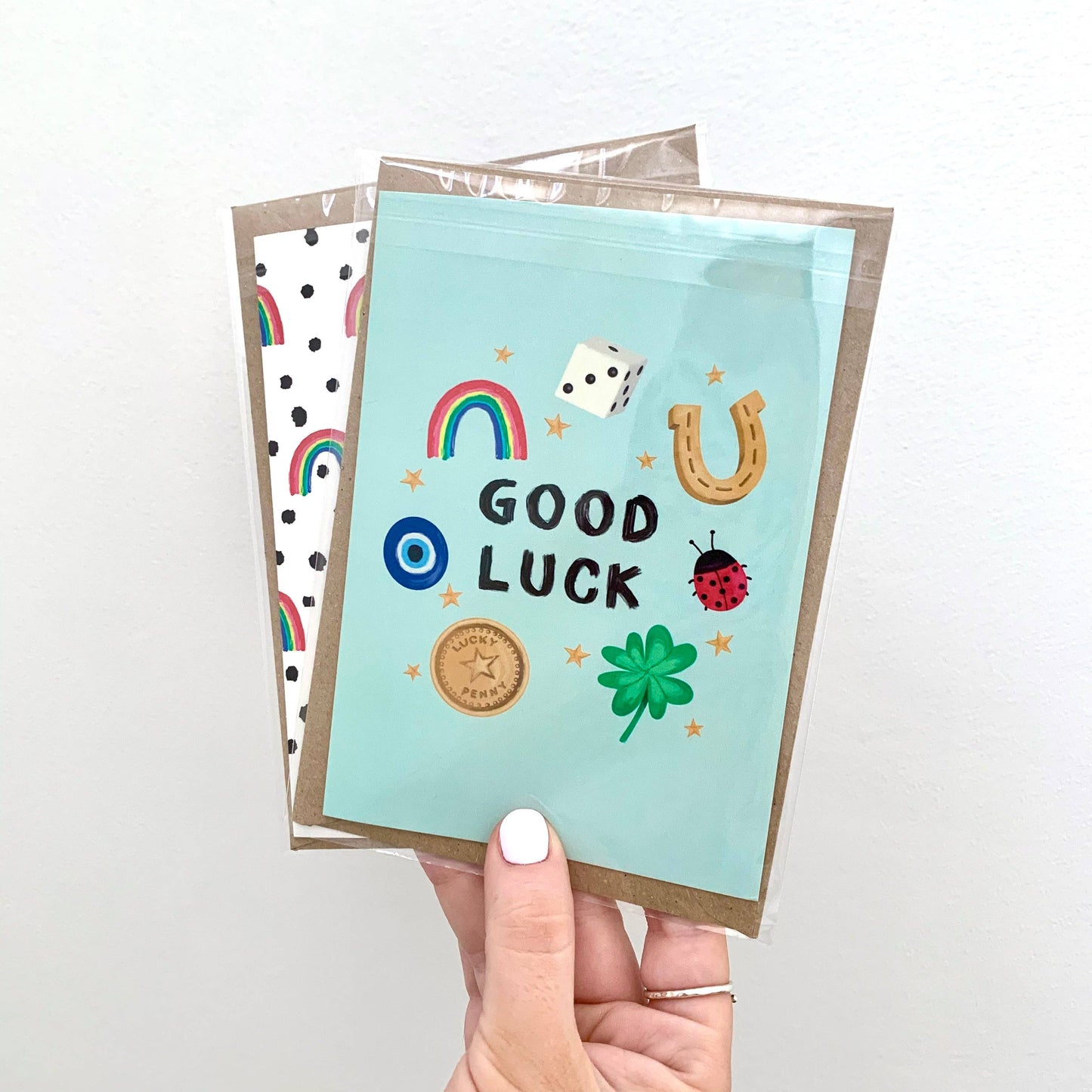 Good Luck Lucky Charm Greeting Card
