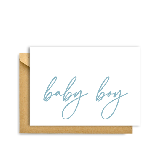 Baby Boy Card
