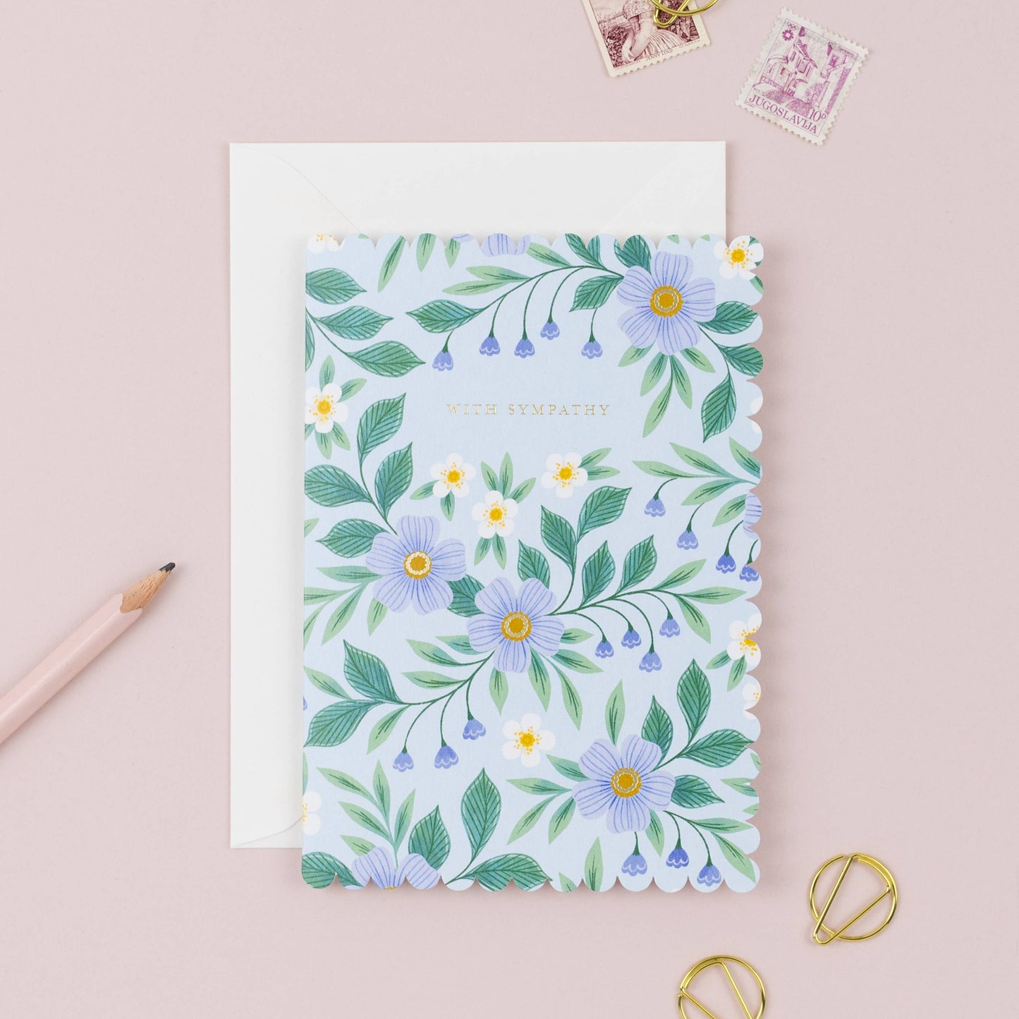 With Sympathy Card