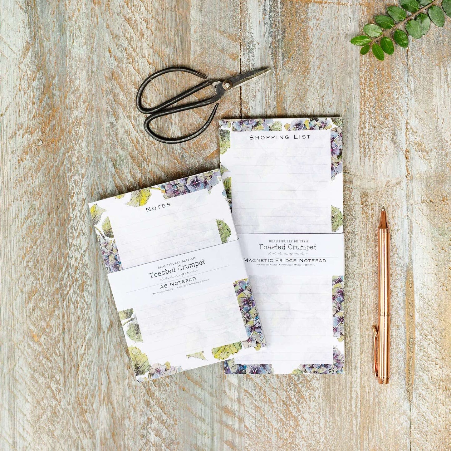 Hydrangea A6 Jotter Notepad