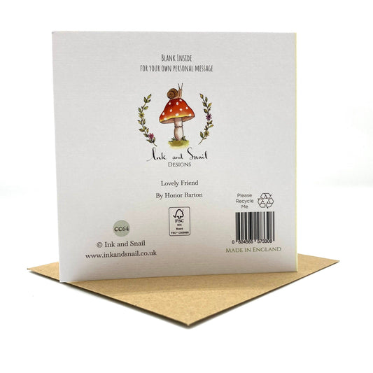 To My Lovely Friend Card