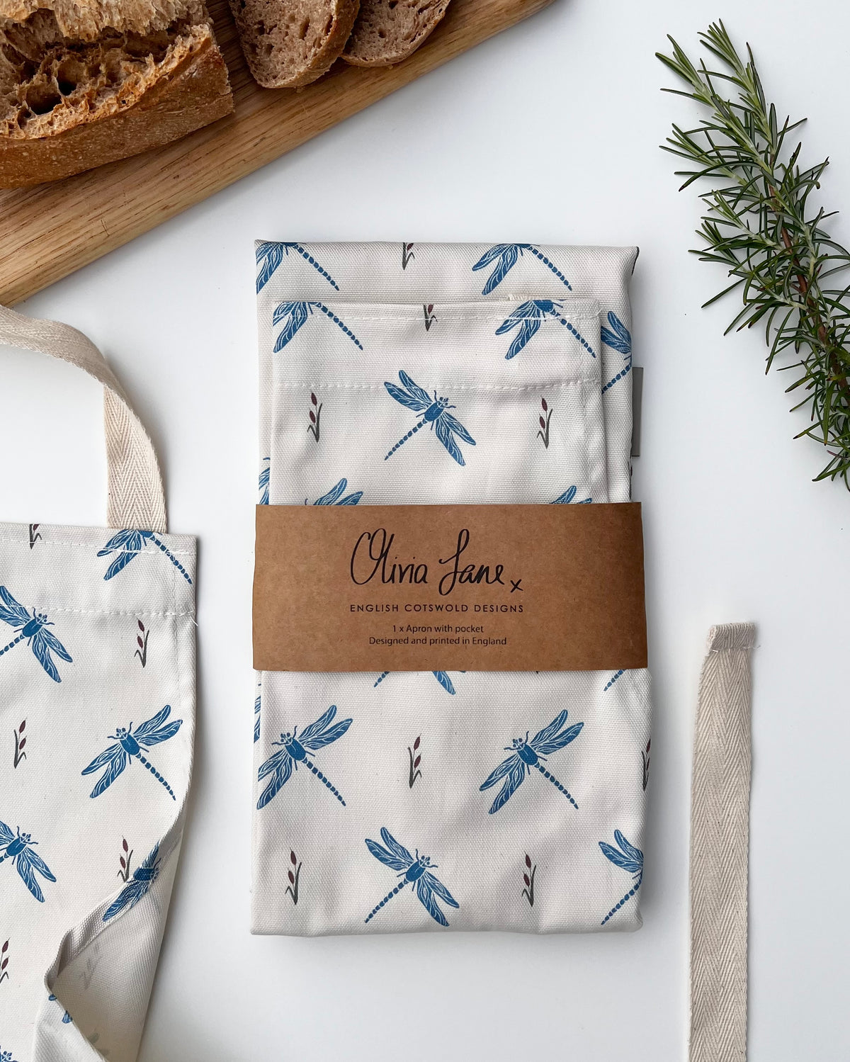 Tea Towel - 'Dancing with wings' Dragonfly