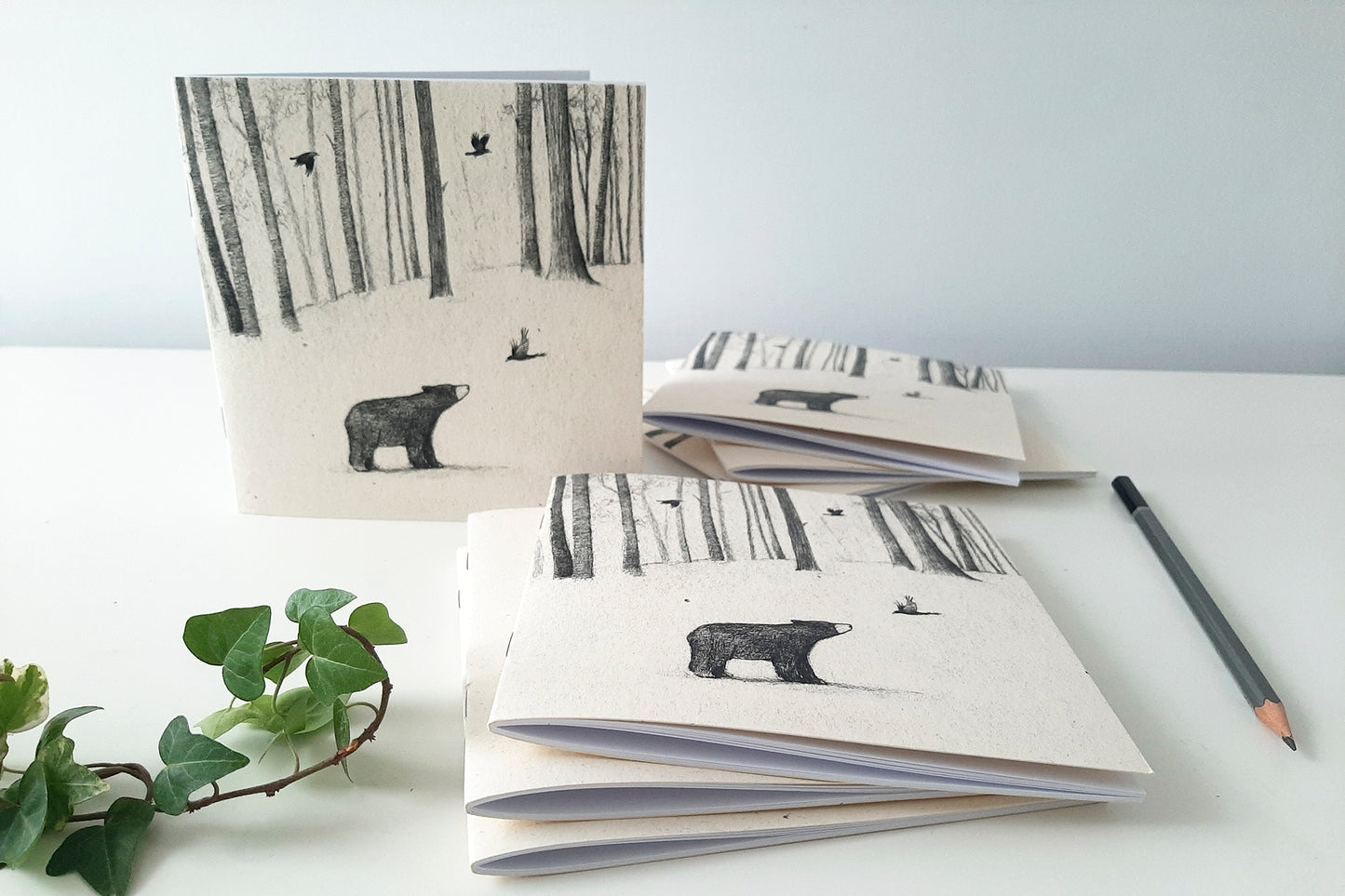 Square Notebook Jotter Style – Bear 2
