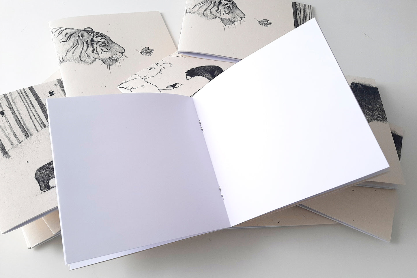 Square Notebook Jotter Style – Bear 1