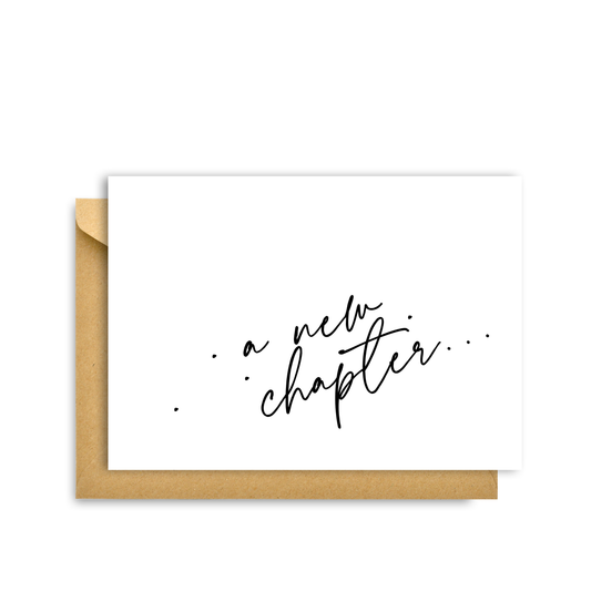 A New Chapter Card