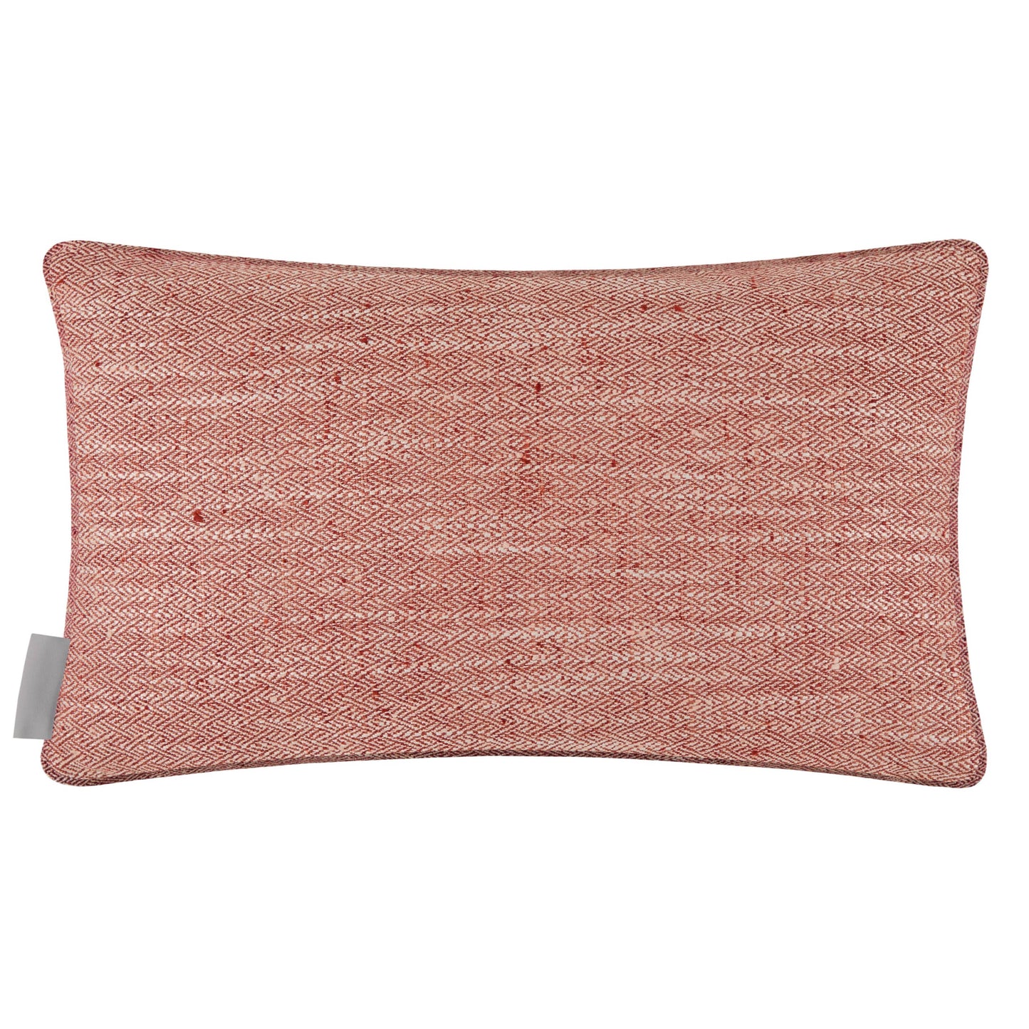 Jedburgh Textured Woven Rectangular Cushion | Garnet