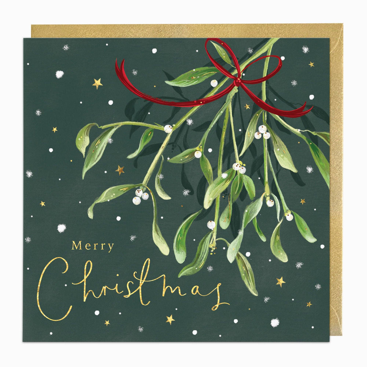 Under the Mistletoe Christmas Card
