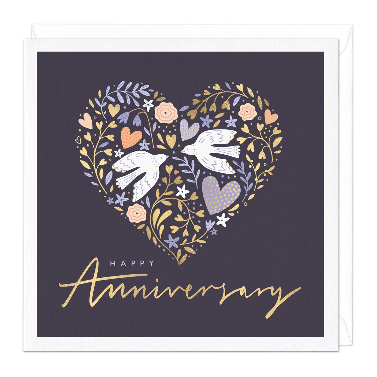 Couples Love Heart Card