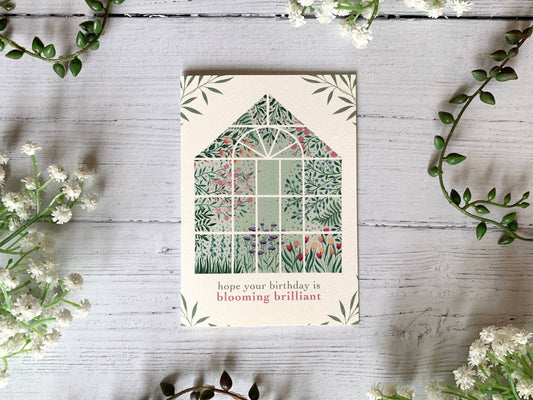 Blooming Brilliant Birthday Greeting Card