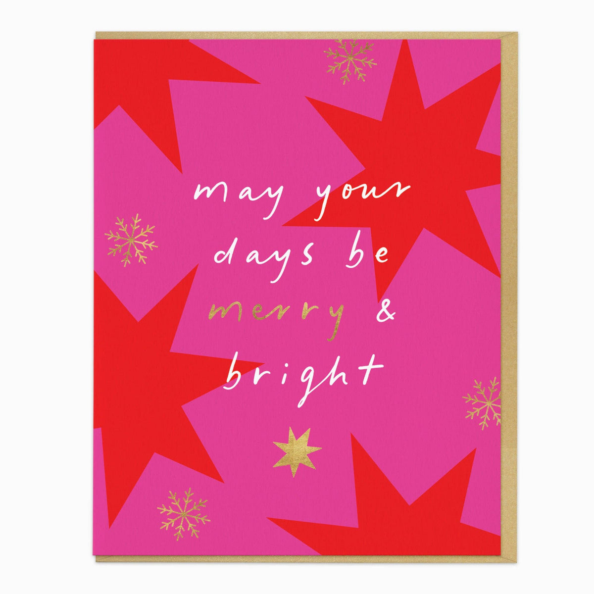 Merry & Bright Christmas Card