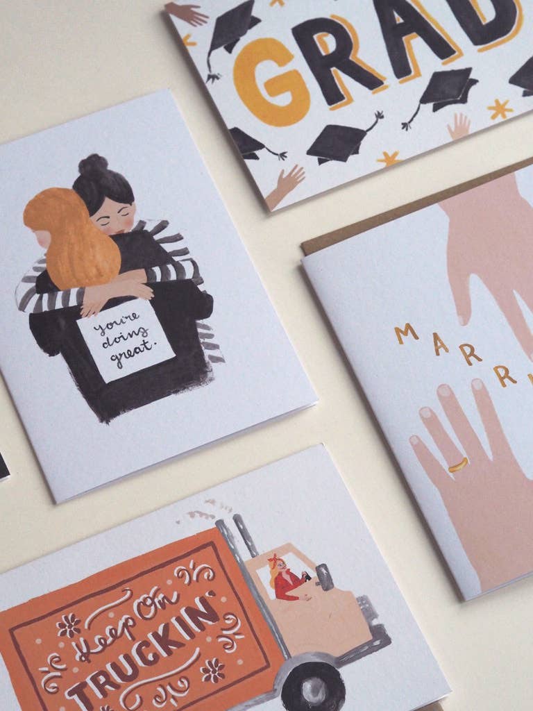 You're Doing Great Friendship Hug Card