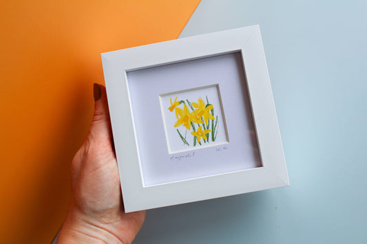 'Daffodils' Mini Giclée Art Print