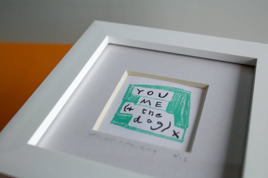 'You, Me (+ The Dog)' Mini Giclée Art Print