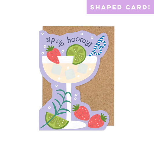 'Sip Sip Hooray!' Celebrate Card