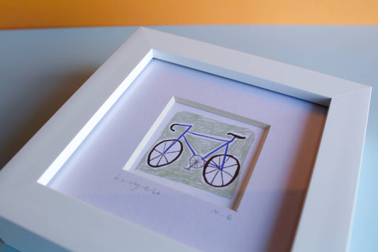 'Bike' Mini Giclée Art Print