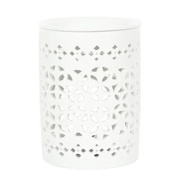 White Lattice Wax Burner