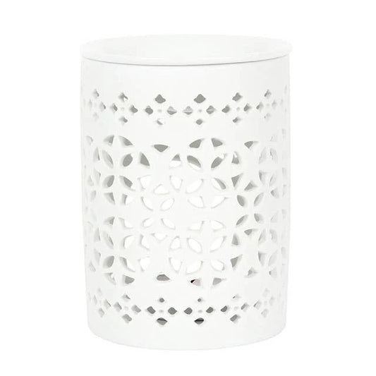 White Lattice Wax Burner