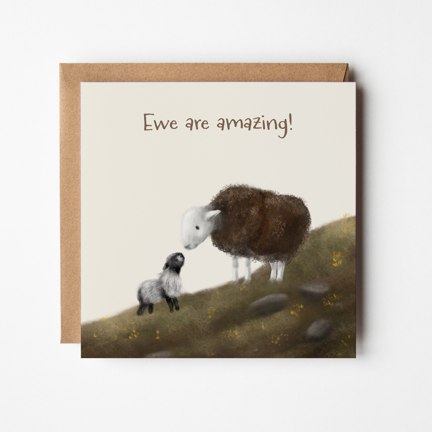 Ewe are Amazing Herdwick Sheep Greeting Card