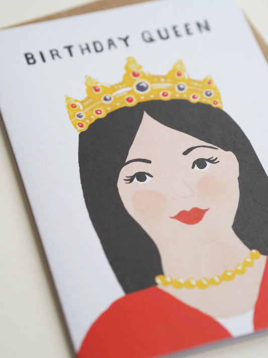 Birthday Queen Birthday Card