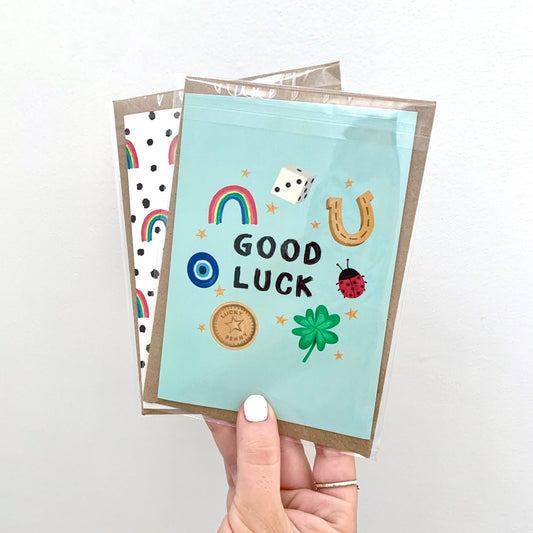 Good Luck Lucky Charm Greeting Card