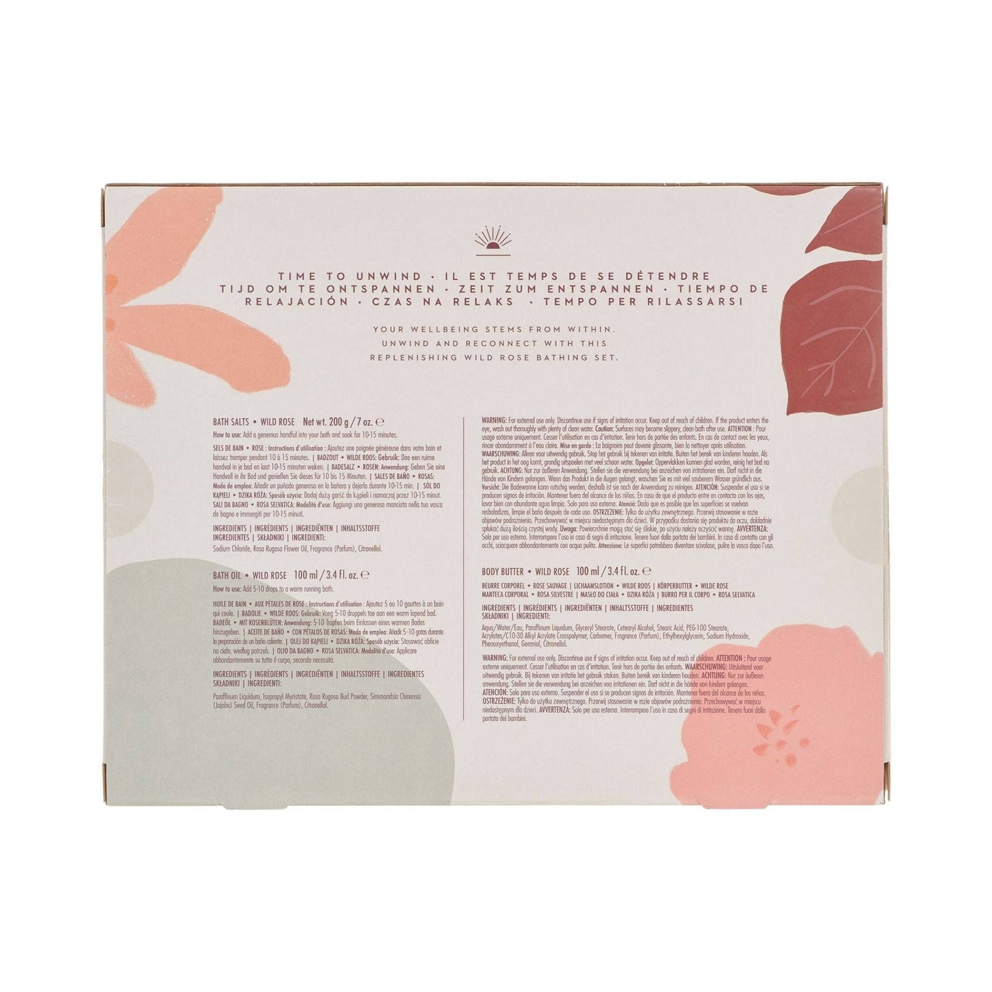 Time to Unwind Bath & Body Set - Wild Rose