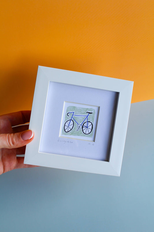 'Bike' Mini Giclée Art Print