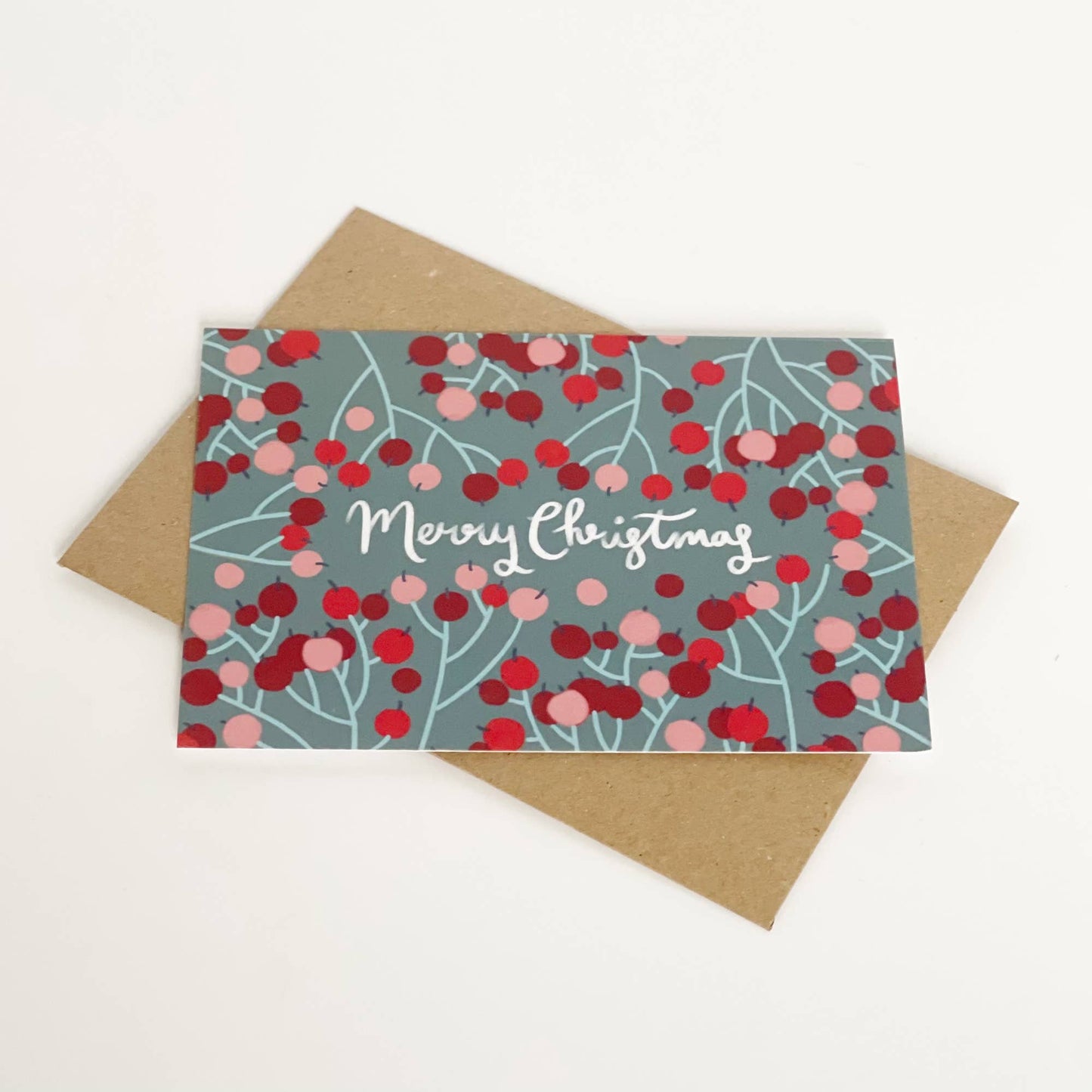 Merry Christmas Berries Card
