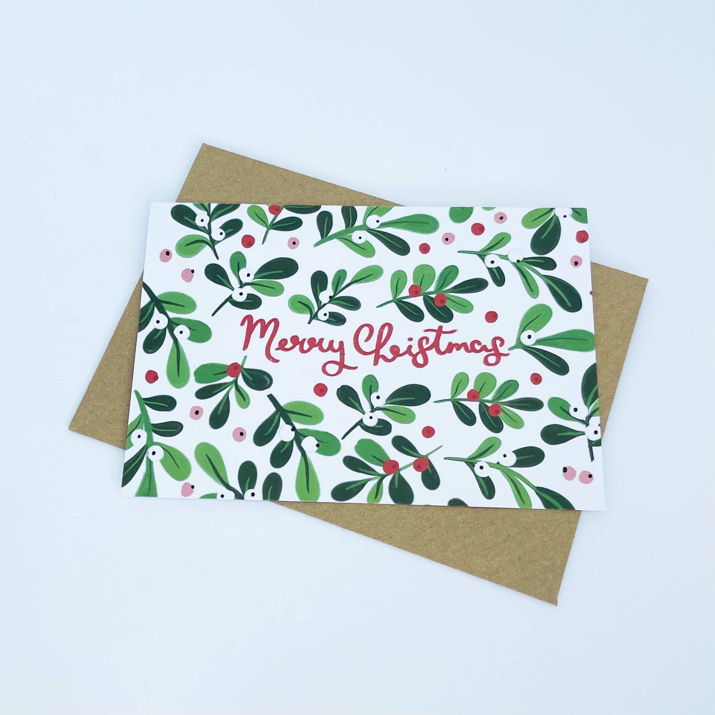 Mistletoe Merry Christmas Card