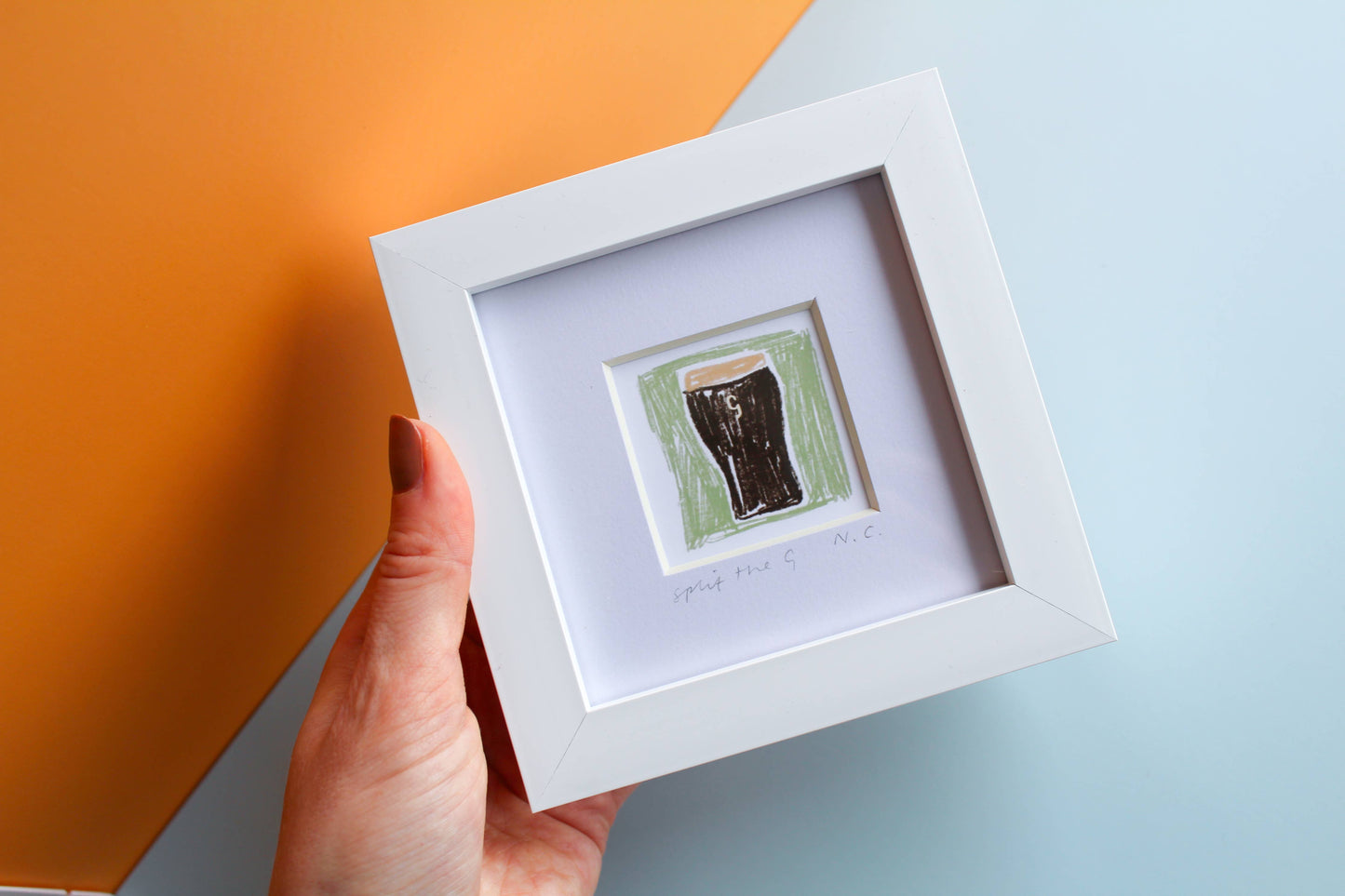 'Guinness - Split the G' Mini Giclée Art Print