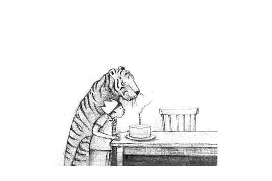 Greeting Card – Tiger – Make a Wish