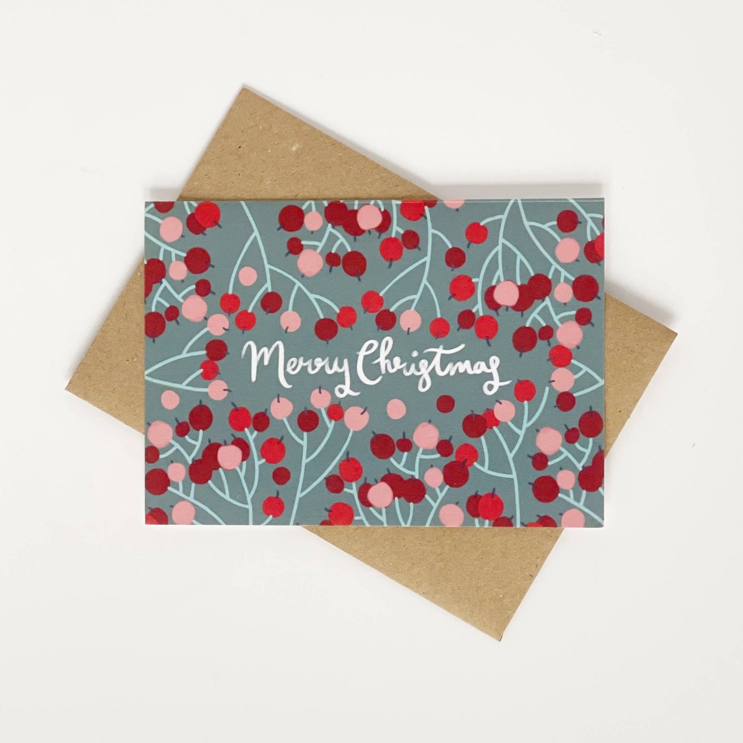 Merry Christmas Berries Card