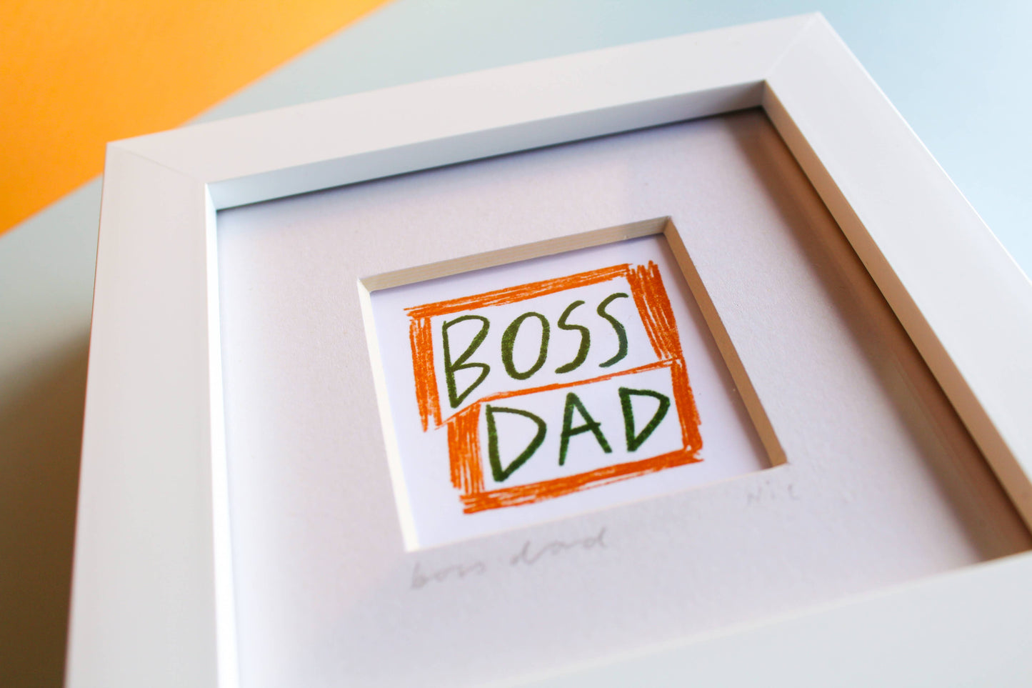 'Boss Dad' Mini Giclée Art Print