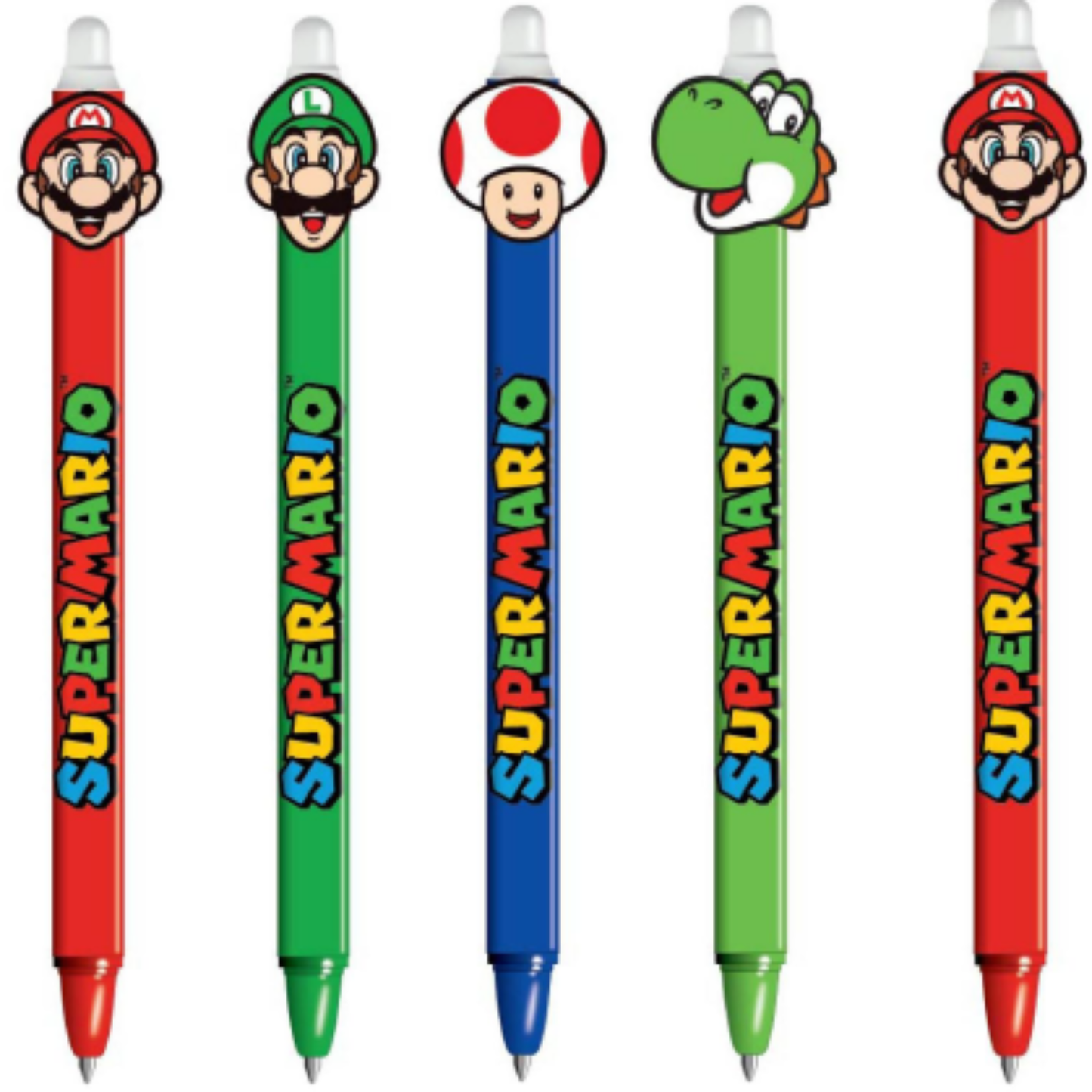 Super Mario Erasable Blue Ink Gel Pen