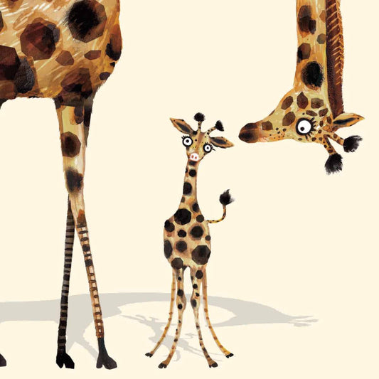 Baby Giraffe Greeting Card | New Baby Greeting Card