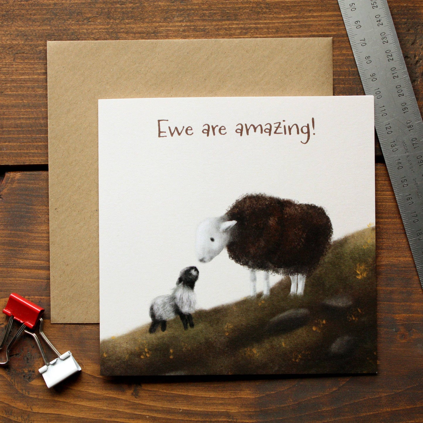 Ewe are Amazing Herdwick Sheep Greeting Card