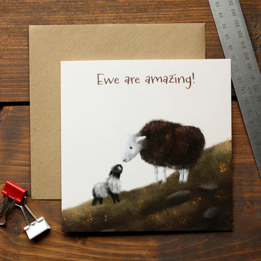 Ewe are Amazing Herdwick Sheep Greeting Card