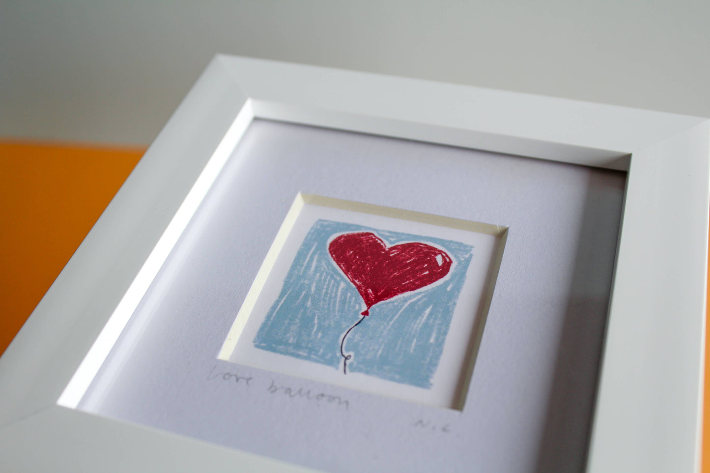 Love Balloon Mini Giclée Art Print