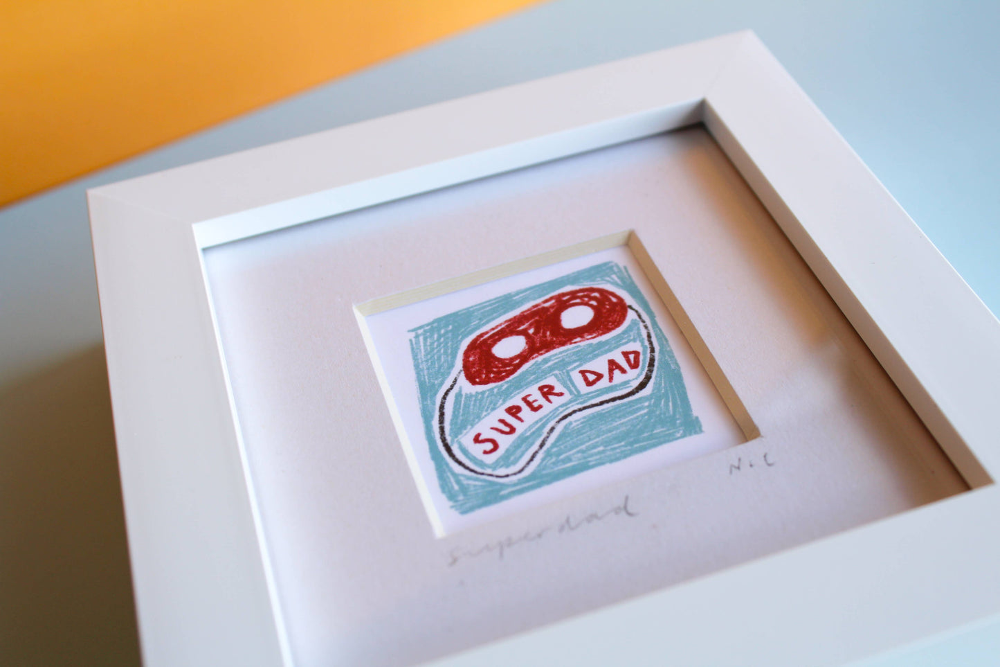 'Super Dad' Father's Day Mini Giclée Art Print
