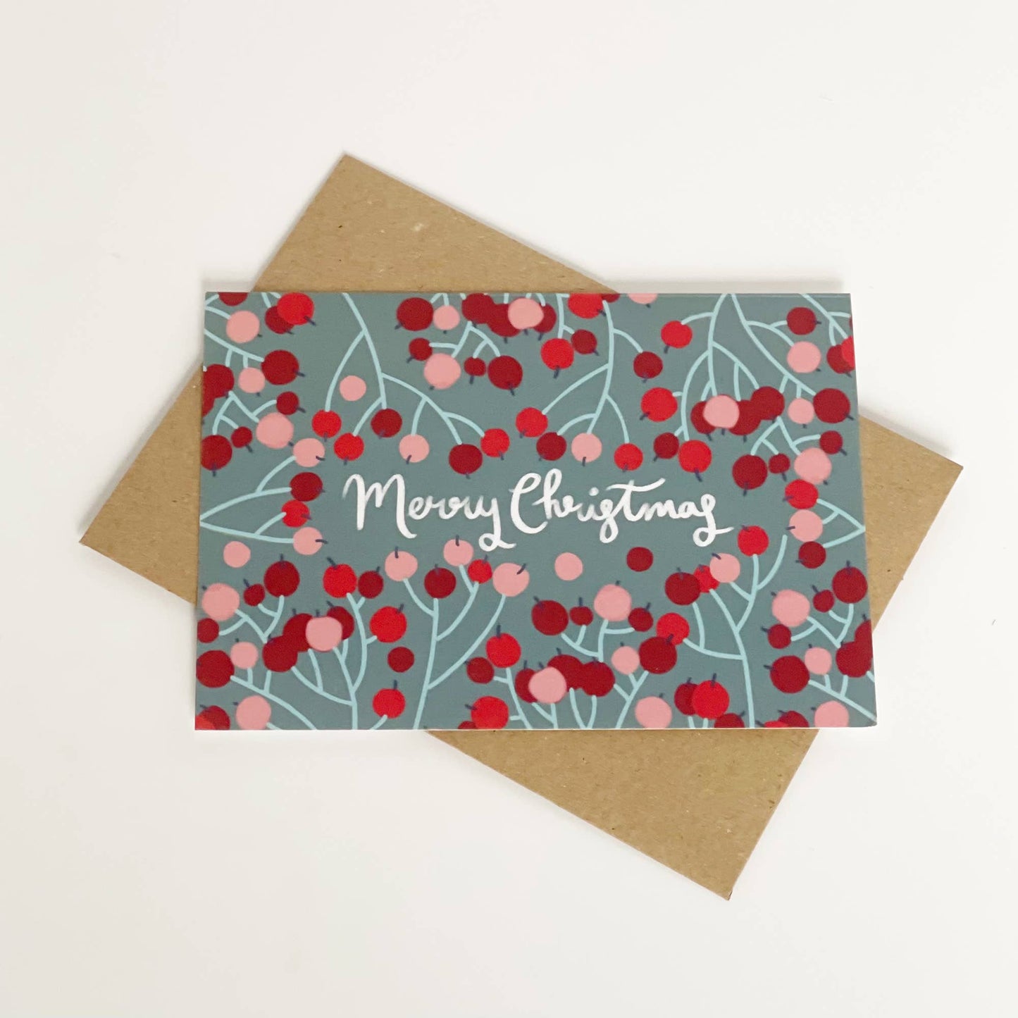 Merry Christmas Berries Card
