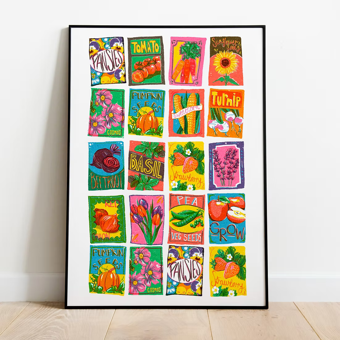 Seed Packet Art Print