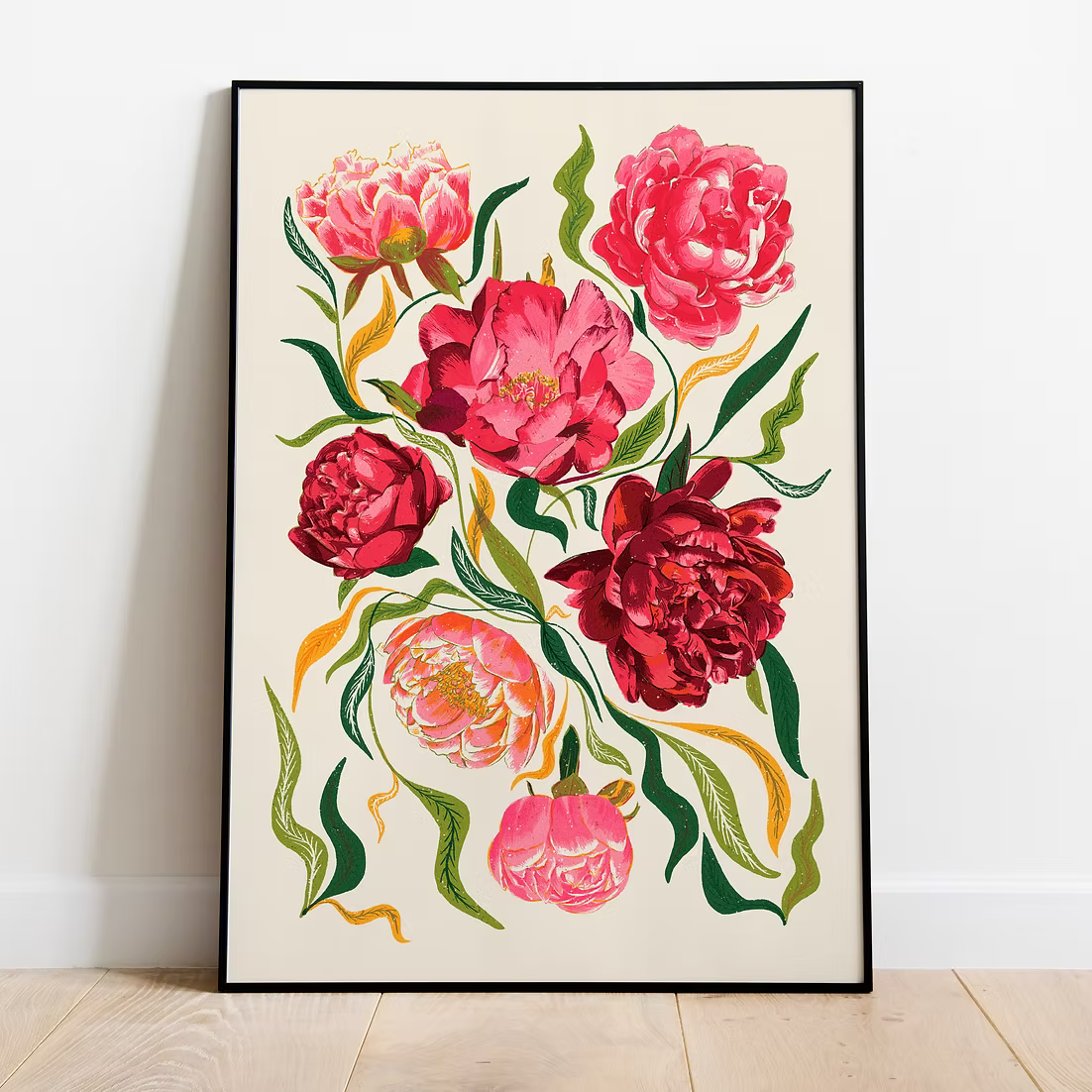 Pink Peonies Art Print