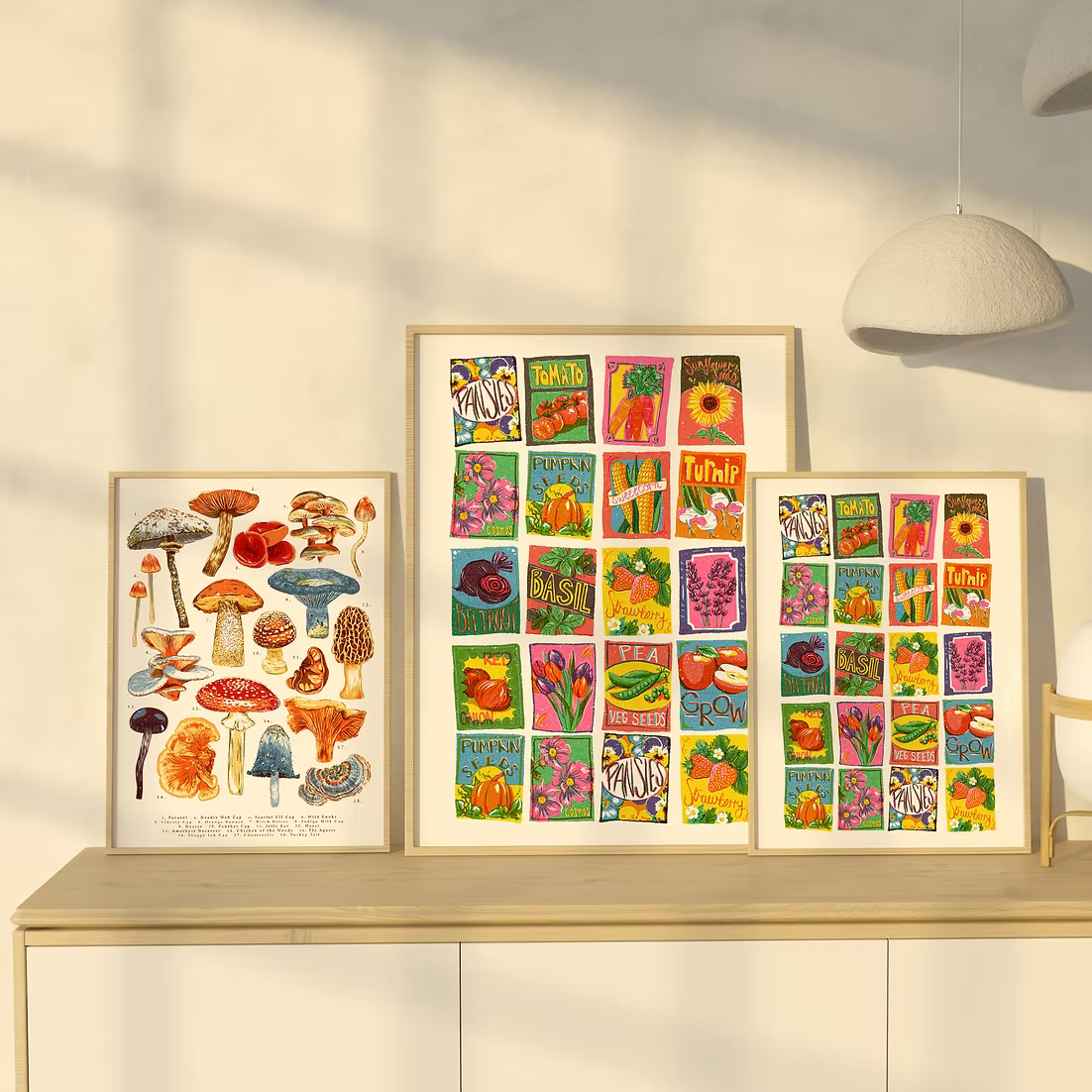 Seed Packet Art Print
