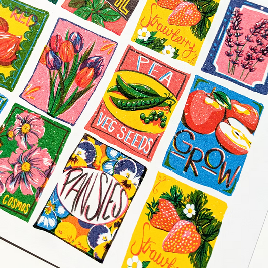 Seed Packet Art Print