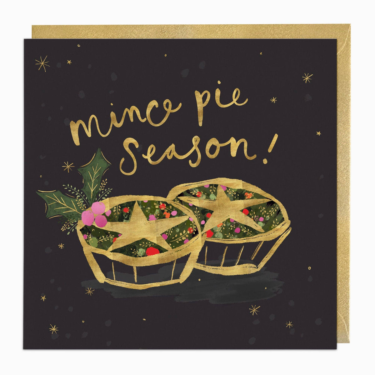 Mince Pie Season Christmas Card