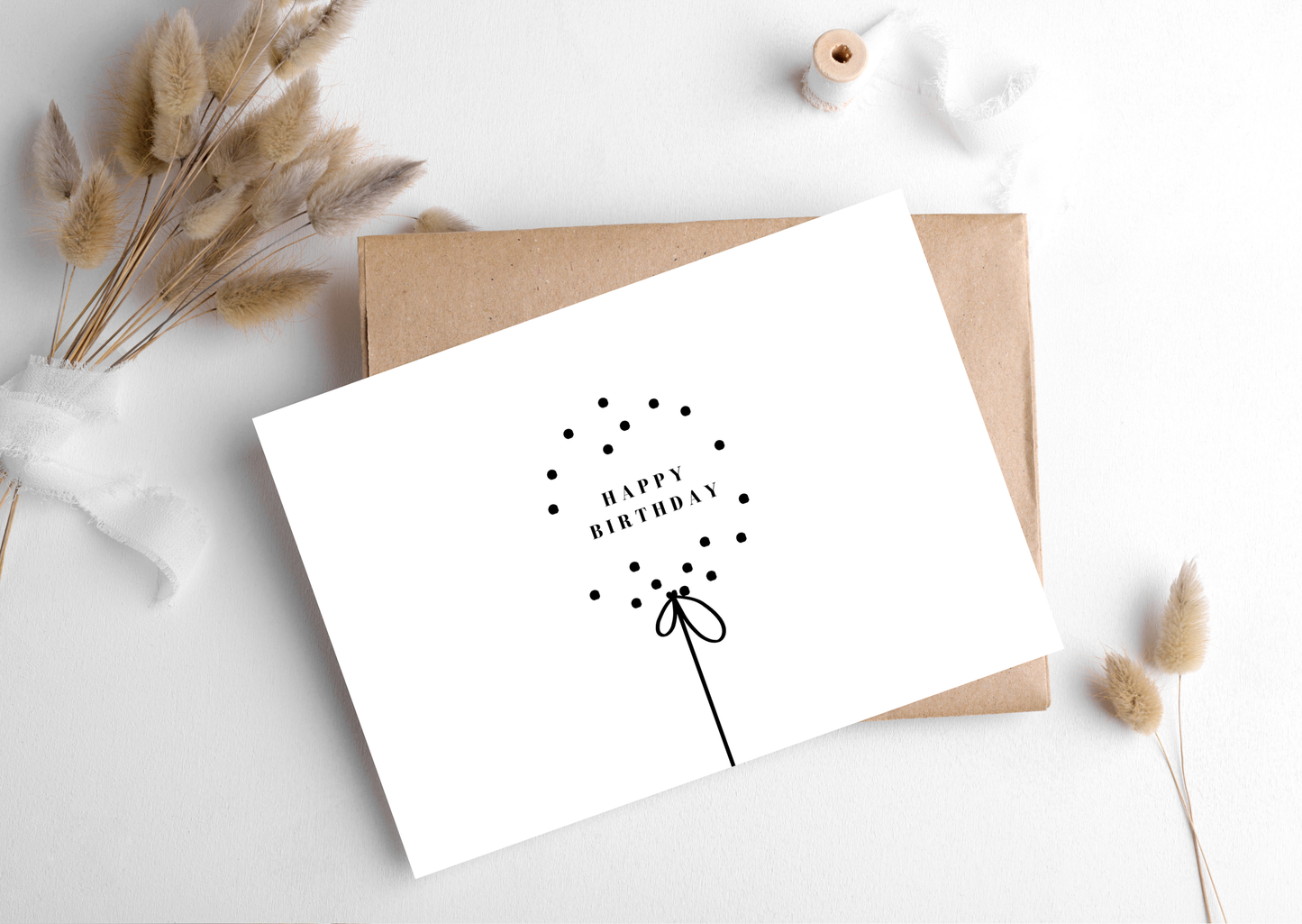 Happy Birthday Dots Card