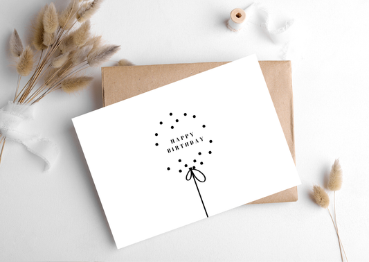 Happy Birthday Dots Card