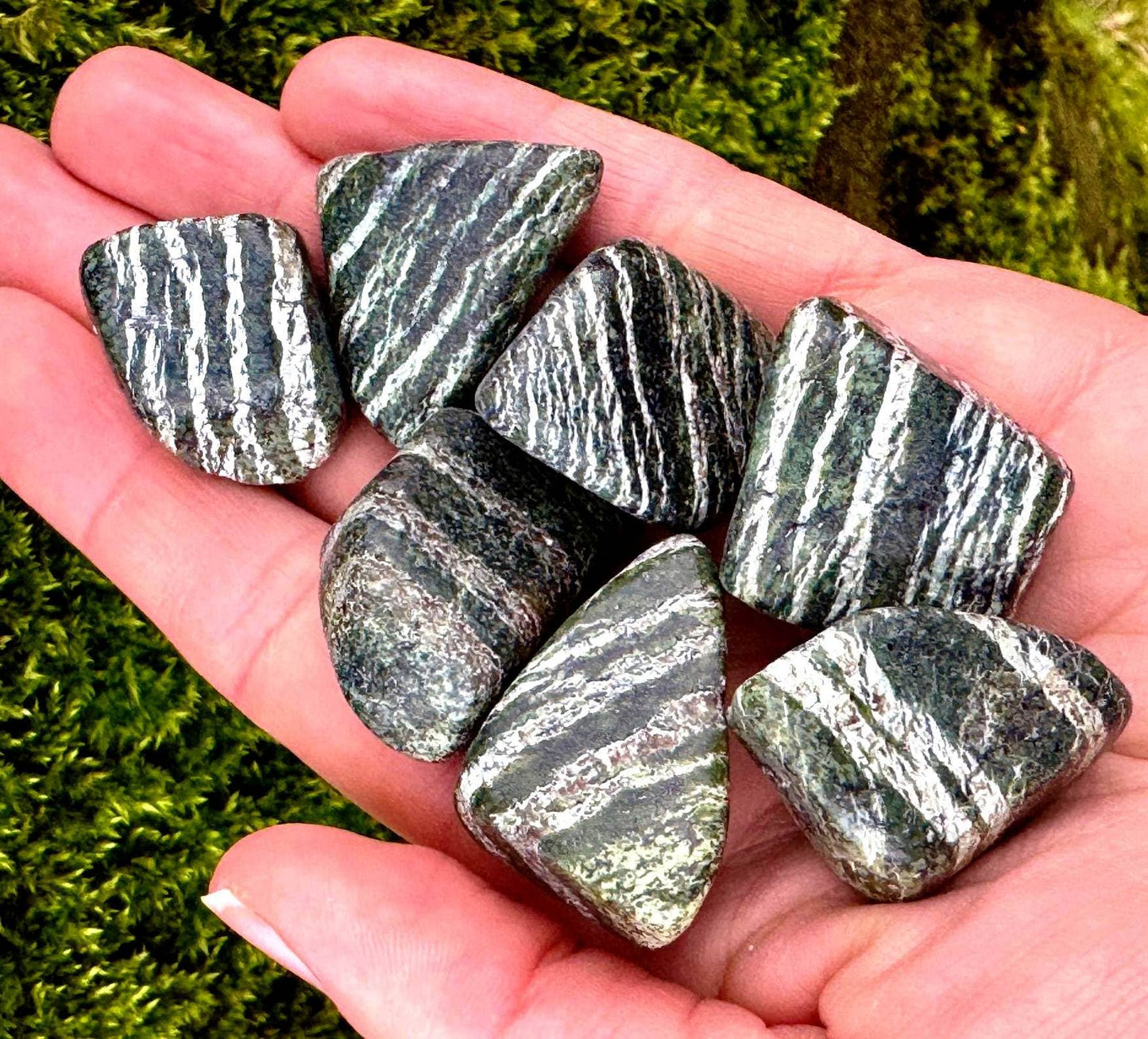 Zebra Jasper Tumble Stone