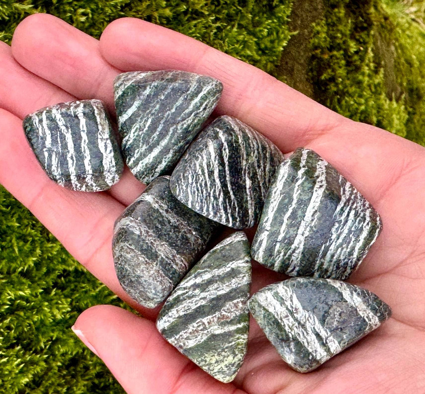 Zebra Jasper Tumble Stone